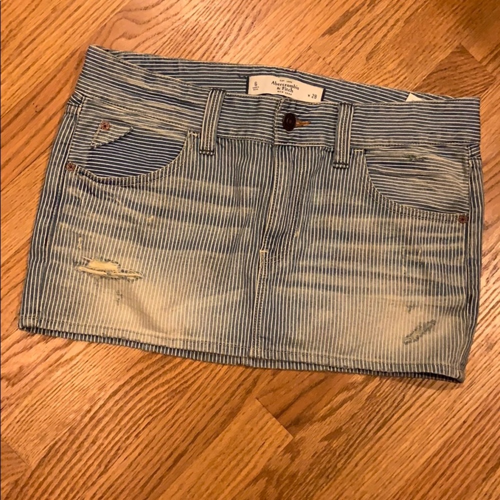 A&F Jean skirt